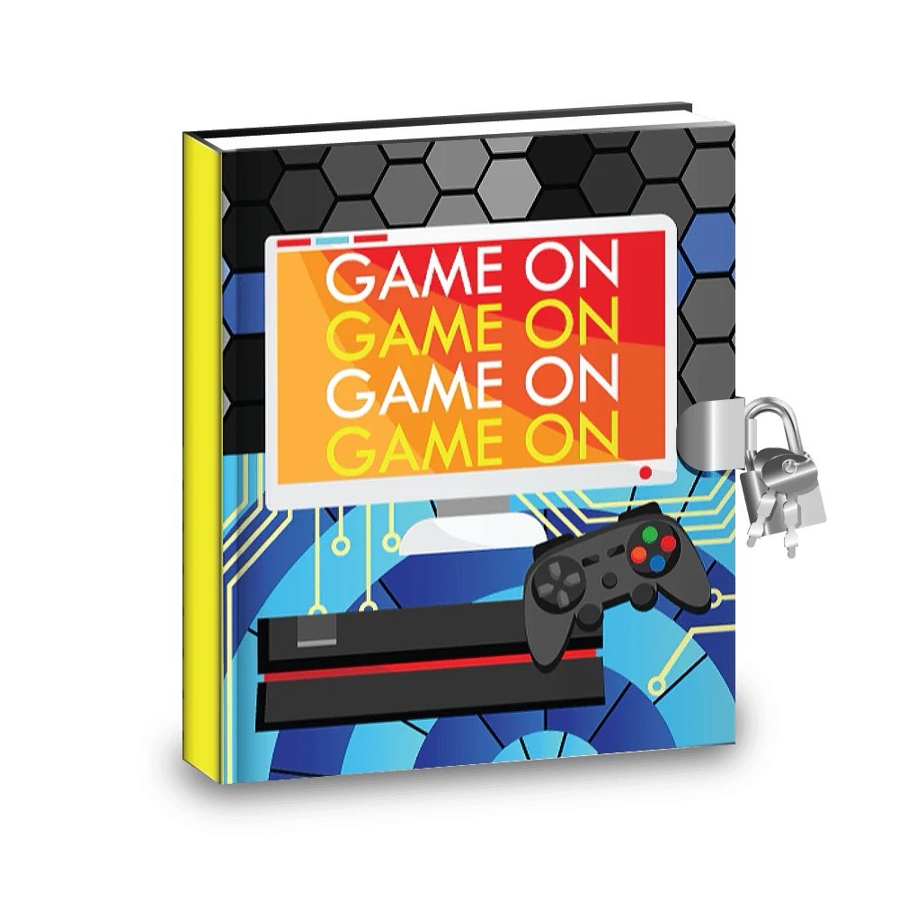 Game On Journal with Lock